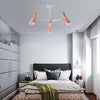 Kindergarten Horn Shape Chandelier Metal Macaroon Pendant Fixture - Rebooters