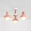 Dome Living Room Hanging Pendant Fixture Metal 3 Lights Modern - Rebooters