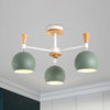 Chic Modern Hanging Chandelier with Dome 3 Bulbs Fixture - Rebooters