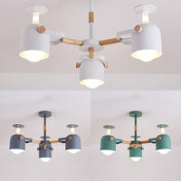 Simple Style Cylinder Hanging Lights Metal Pendant Lamp for Bedroom 28.5 Inch - Rebooters