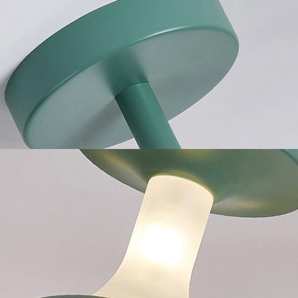 Simple Style Cylinder Hanging Lights Metal Pendant Lamp for Bedroom 28.5 Inch - Rebooters