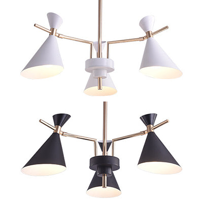 Nordic Horn Shape Hanging Light Metal 3 Lights Pendant Lamp - Rebooters