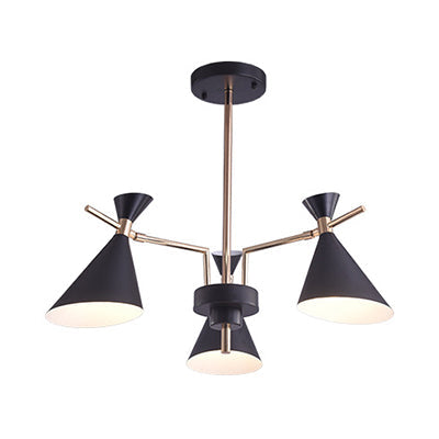 Nordic Horn Shape Hanging Light Metal 3 Lights Pendant Lamp - Rebooters