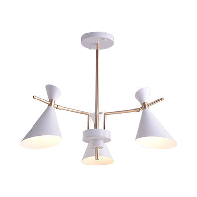 Nordic Horn Shape Hanging Light Metal 3 Lights Pendant Lamp - Rebooters