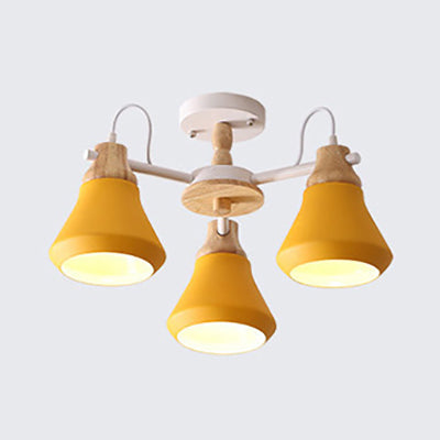 Tapered Shade Living Room Hanging Lamp Simple Pendant Lights - Rebooters