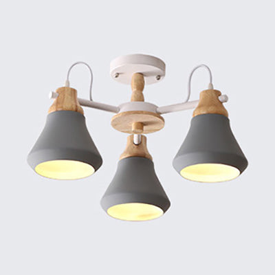 Tapered Shade Living Room Hanging Lamp Simple Pendant Lights - Rebooters
