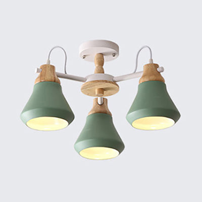 Tapered Shade Living Room Hanging Lamp Simple Pendant Lights - Rebooters