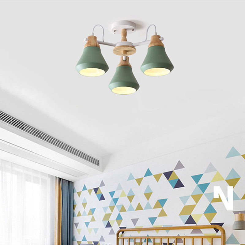 Tapered Shade Living Room Hanging Lamp Simple Pendant Lights - Rebooters