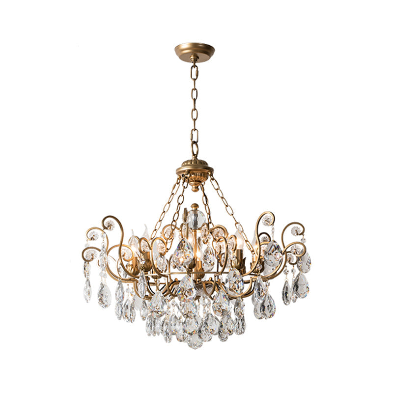 Candlestick Crystal Ceiling Chandelier Traditional 6/8/10 Lights - Rebooters