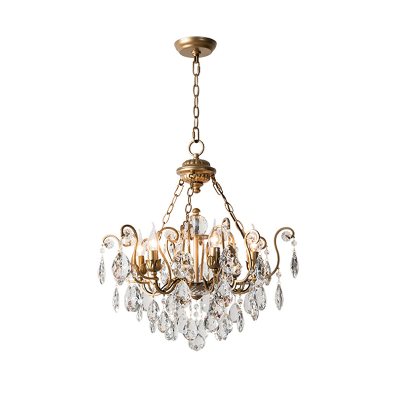 Candlestick Crystal Ceiling Chandelier Traditional 6/8/10 Lights - Rebooters