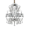 Curvy Bedroom Hanging Chandelier Simple Crystal 5/6 Lights - Rebooters