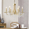 Traditional Candelabra Chandelier Lamp 6/8 Lights Gold - Rebooters