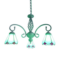 Arched Chandelier Lighting Fixture 5/6/8 Lights Tiffany Pendant - Rebooters