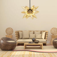 12 Bulbs Bedroom Chandelier Lighting Black Ceiling Lamp - Rebooters