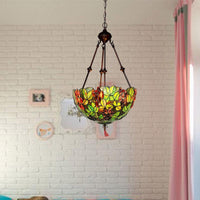 2/3 Lights Chandelier Victorian Green Ceiling Pendant Light - Rebooters