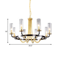 6/8 Heads Indoor Chandelier Pendant Light Farmhouse Lamp - Rebooters