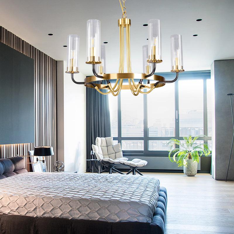 6/8 Heads Indoor Chandelier Pendant Light Farmhouse Lamp - Rebooters