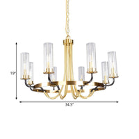 6/8 Heads Indoor Chandelier Pendant Light Farmhouse Lamp - Rebooters