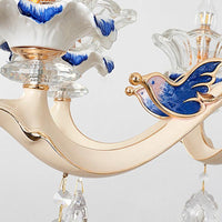 6 Heads Dining Room Chandelier Lamp Tradition Gold Light Fixture - Rebooters