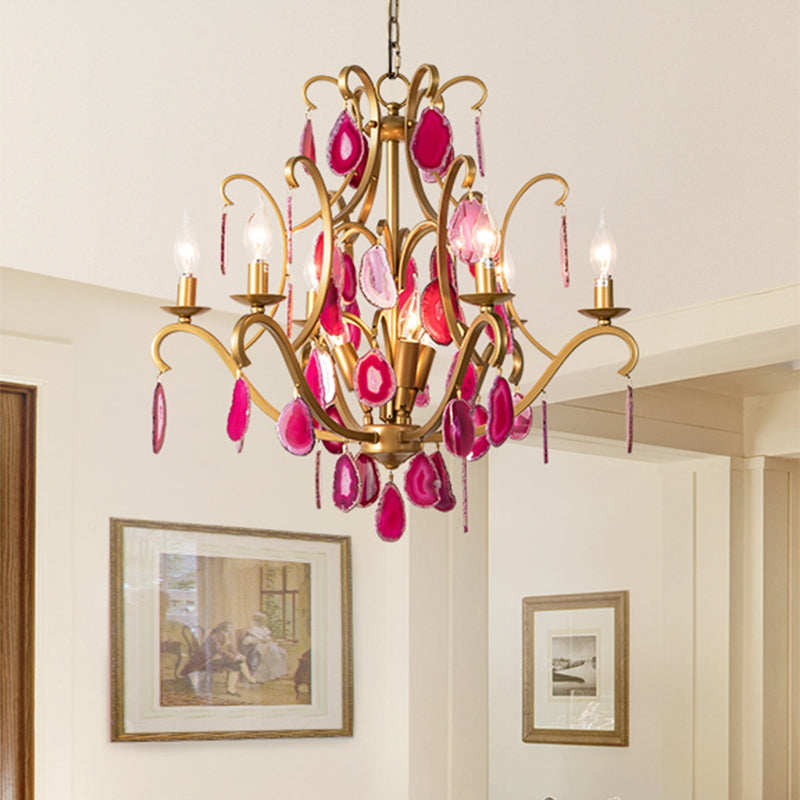 Metal Candelabra Ceiling Chandelier Rural 5/9/12 Lights - Rebooters
