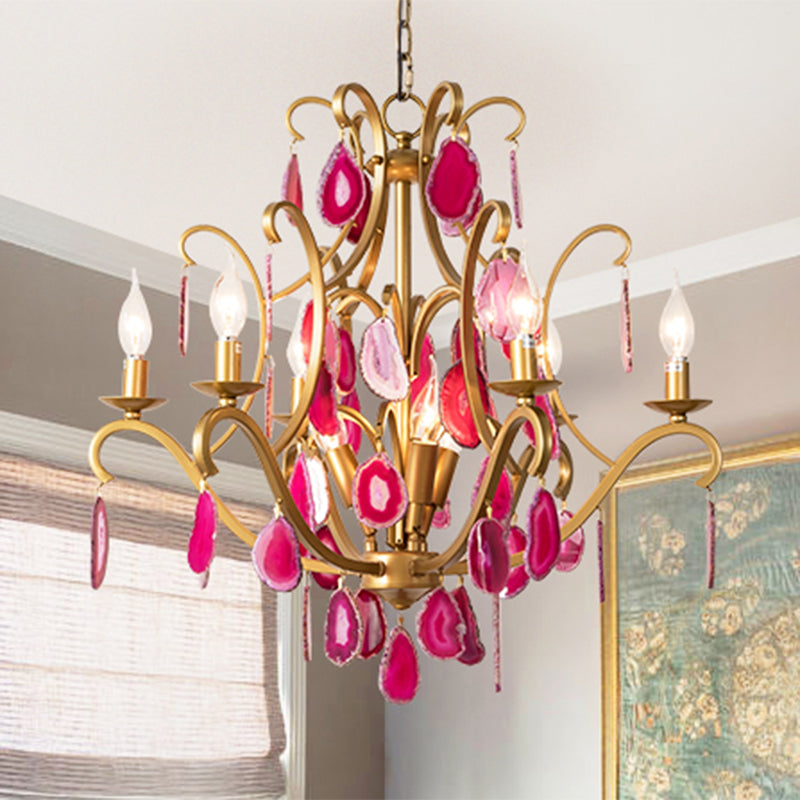 Metal Candelabra Ceiling Chandelier Rural 5/9/12 Lights - Rebooters