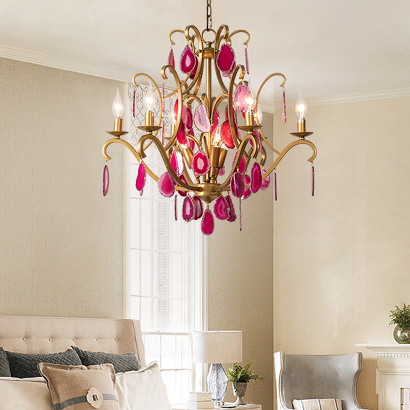 Metal Candelabra Ceiling Chandelier Rural 5/9/12 Lights - Rebooters