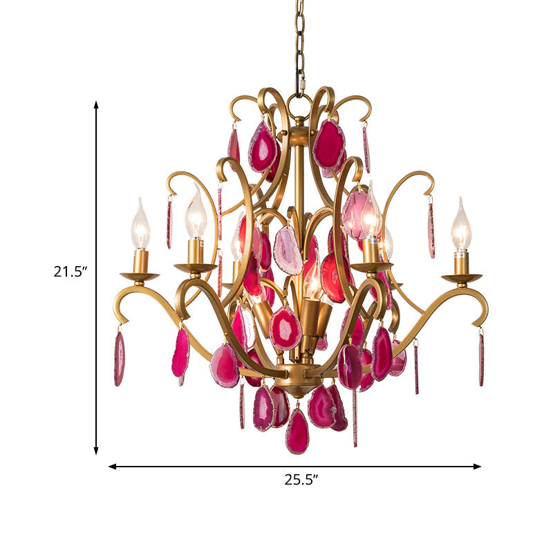 Metal Candelabra Ceiling Chandelier Rural 5/9/12 Lights - Rebooters