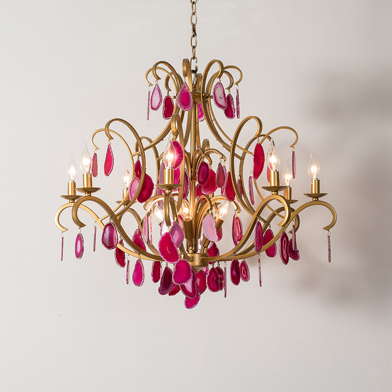 Metal Candelabra Ceiling Chandelier Rural 5/9/12 Lights - Rebooters