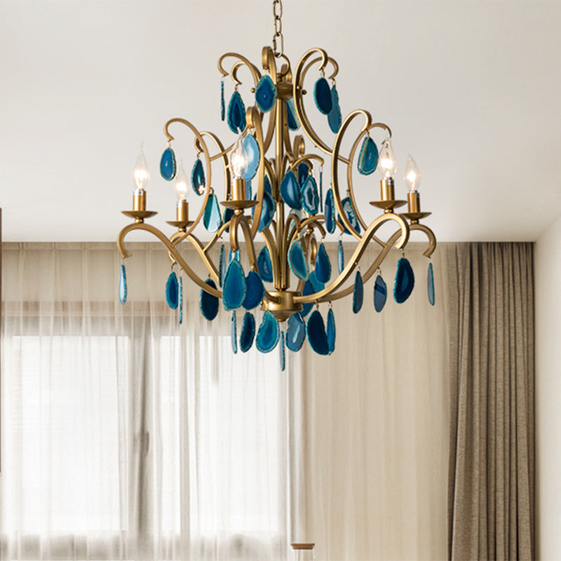 Metal Candelabra Ceiling Chandelier Rural 5/9/12 Lights - Rebooters