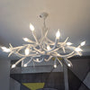 Resin Sputnik Chandelier Lamp Contemporary 22-Head Pendant Light - Rebooters