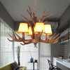 Rustic Cone Hanging Pendant 4/6/8-Light Resin Chandelier - Rebooters