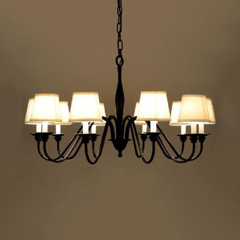 3/6/8 Lights Ceiling Light Minimalistic Fabric Chandelier - Rebooters