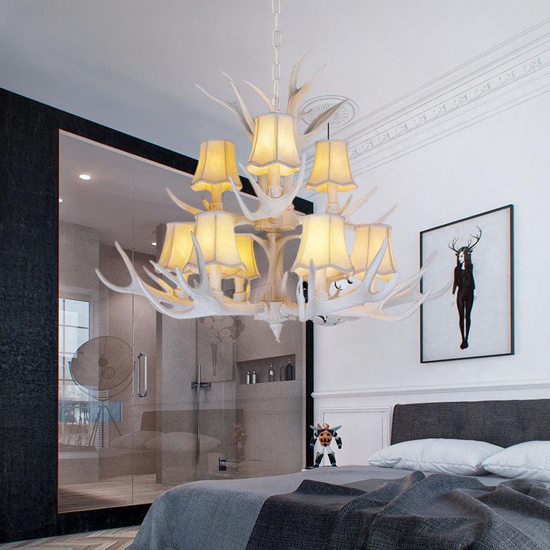 3/4/5 Lights Chandelier Lighting Fixture Modern Cone Resin Lamp - Rebooters