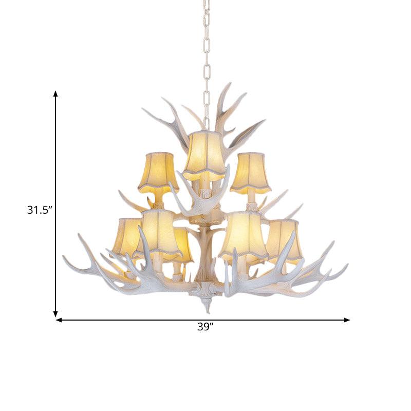 3/4/5 Lights Chandelier Lighting Fixture Modern Cone Resin Lamp - Rebooters