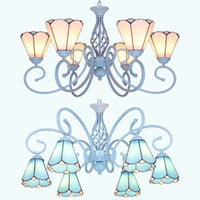 6 Lights Conical Ceiling Chandelier with Adjustable Chain - Rebooters