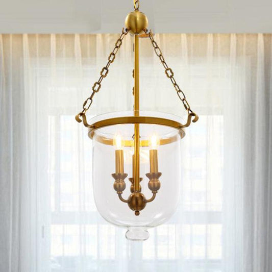 3 Bulbs Restaurant Hanging Pendant Modern Gold Down Lighting - Rebooters