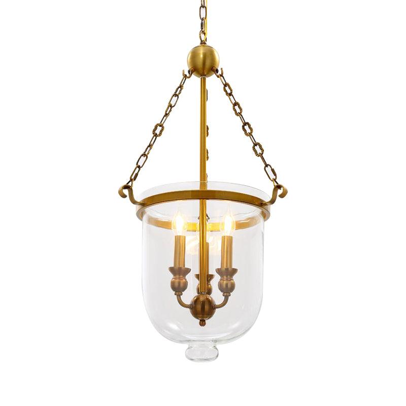 3 Bulbs Restaurant Hanging Pendant Modern Gold Down Lighting - Rebooters