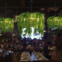 5 Lights Metal Chandelier Light Fixture Industrial Green Plant Design Restaurant Ceiling Light 21.5/25.5 Wide - Rebooters