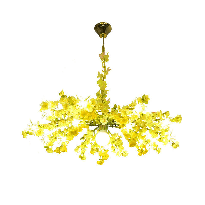 Industrial Bloom Hanging Chandelier 16 Heads LED Pendant - Rebooters