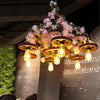 Pink 7 Bulbs Pendant Chandelier Industrial Metal Fixture - Rebooters