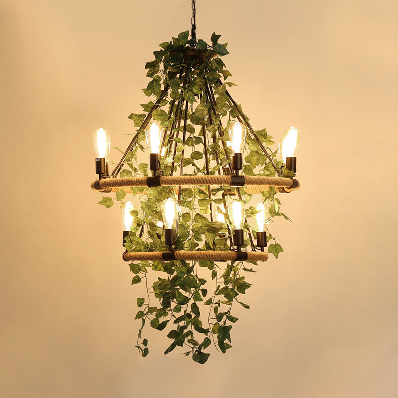 Green 6/8/14 Heads Suspension Lighting Round Chandelier Light - Rebooters