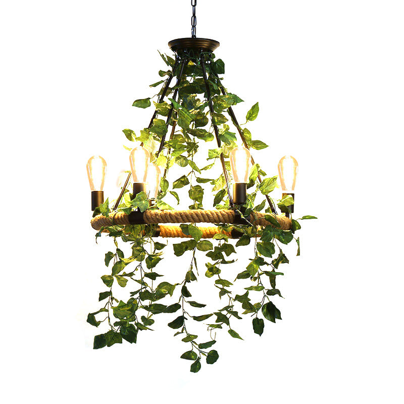 Green 6/8/14 Heads Suspension Lighting Round Chandelier Light - Rebooters