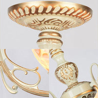 3/5/6 Lights Bowl Ceiling Light Fixture Traditional Shell Chandelier - Rebooters