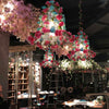 Pink Cherry Blossom Pendant Chandelier Retro Metal Light - Rebooters