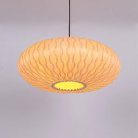 3 Heads Lantern Chandelier Lighting Chinese Wood Ceiling Suspension Lamp in Beige - Rebooters