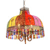 Bohemian Bowl Chandelier Lighting Fixture 3 Heads Metal Ceiling Pendant Light - Rebooters