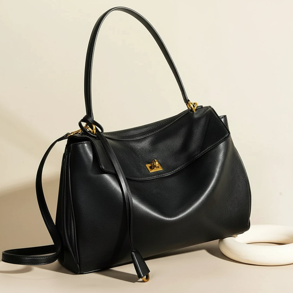 Lorenzo Brume d'Or Leather Handbag Rebooters