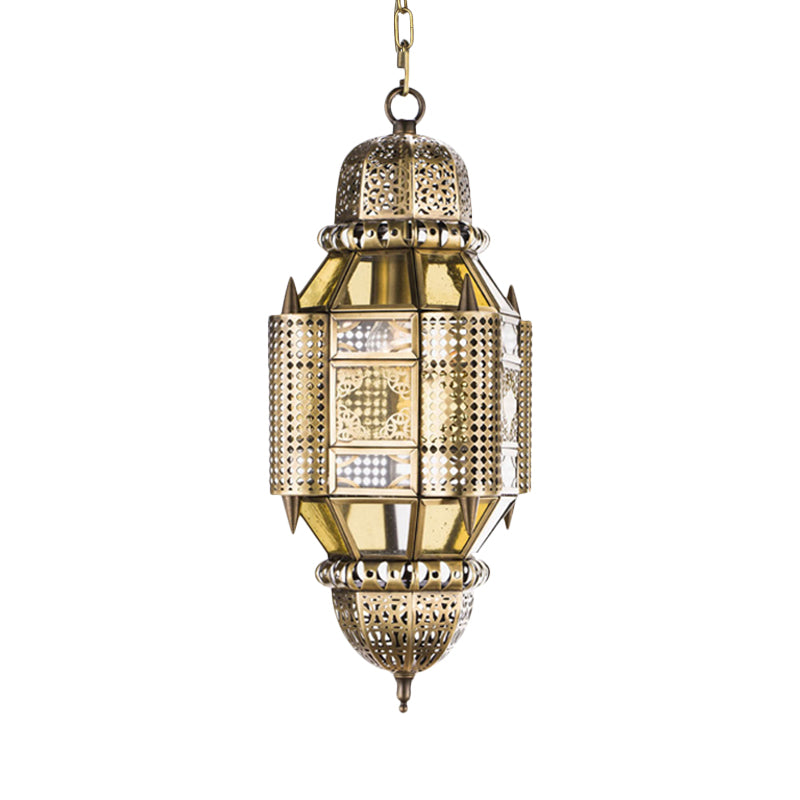 Lantern Metal Hanging Chandelier Arab 3 Bulbs Ceiling Lamp - Rebooters