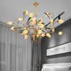 Metal Tulip Chandelier Light Fixture American Garden 25 Lights - Rebooters