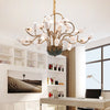 Brass 36 Bulbs Chandelier Light Romantic Pastoral Fixture - Rebooters